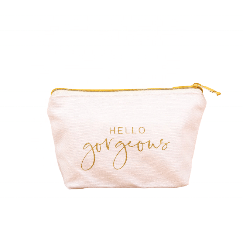 Canvas zipper pouches