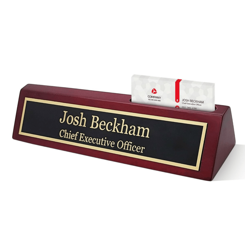 Desk nameplates