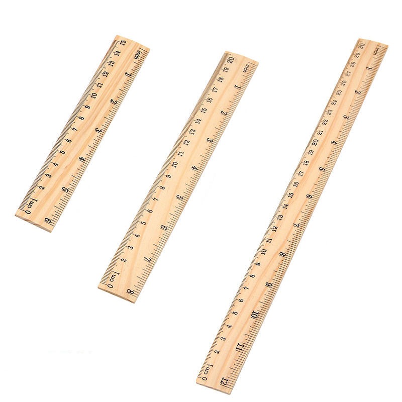 Minimalist desk rulers