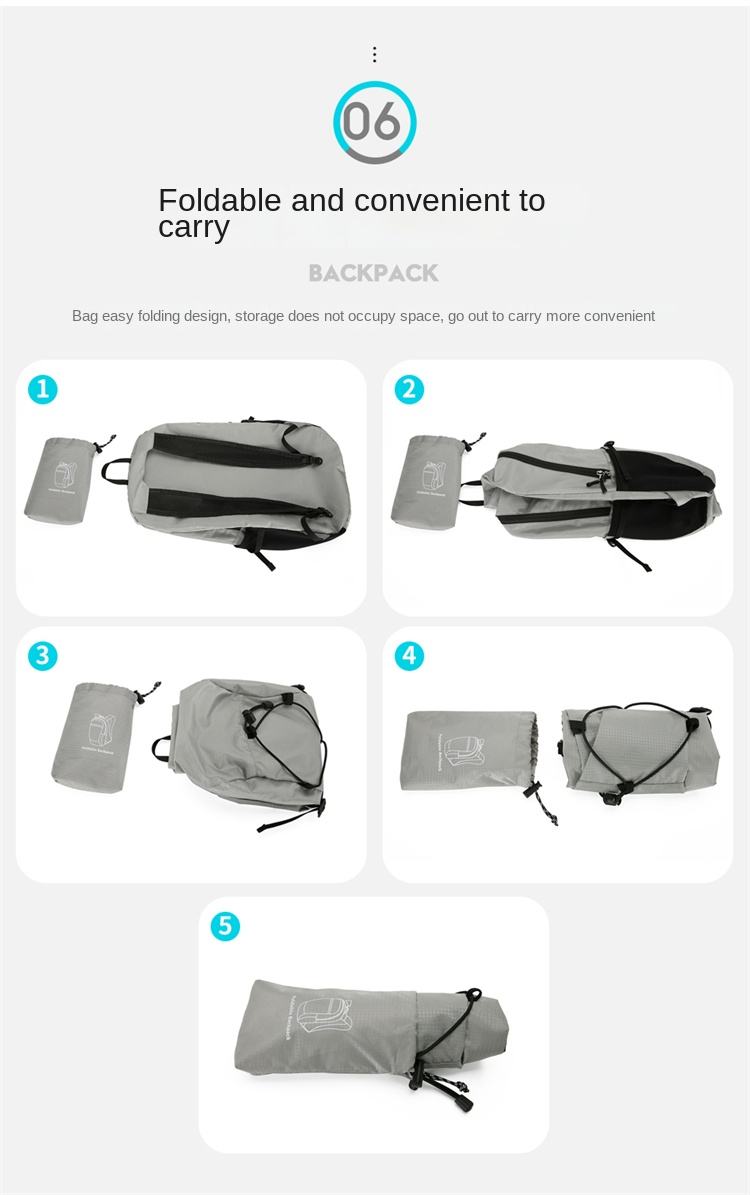 Packable tote backpacks - Image 6