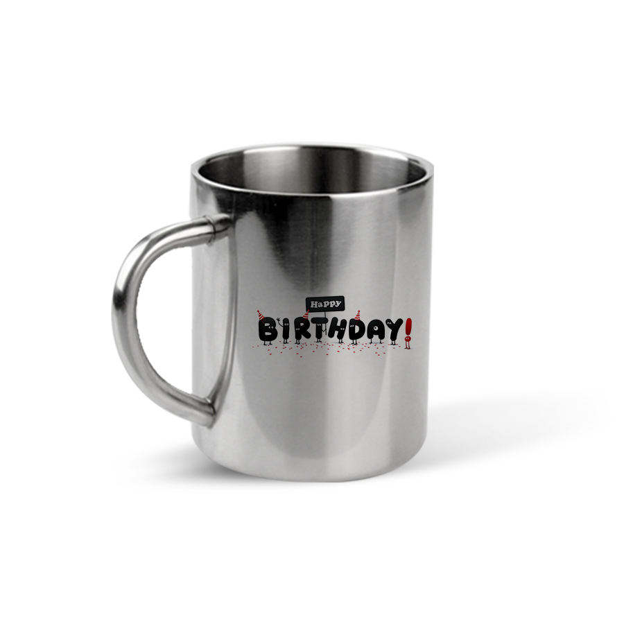 Stainless steel pint cups - Image 2