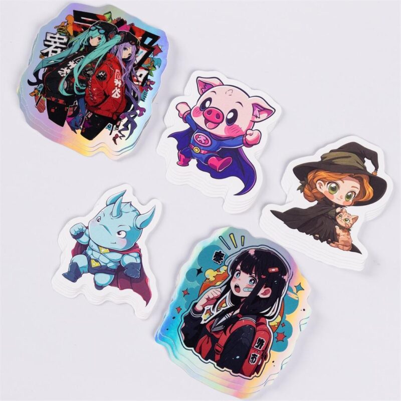 Die-cut art stickers